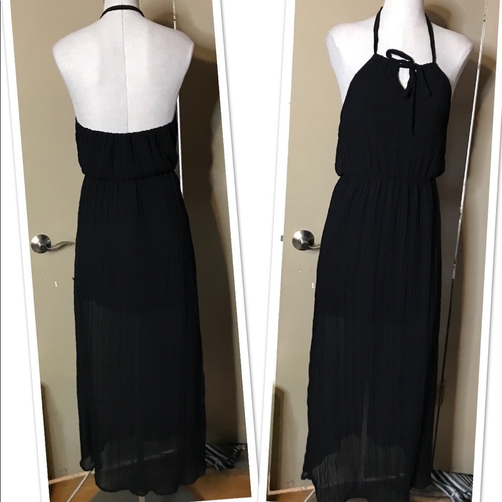 WILDCAT Silk Blend Long Maxi Sleeveless Dress M